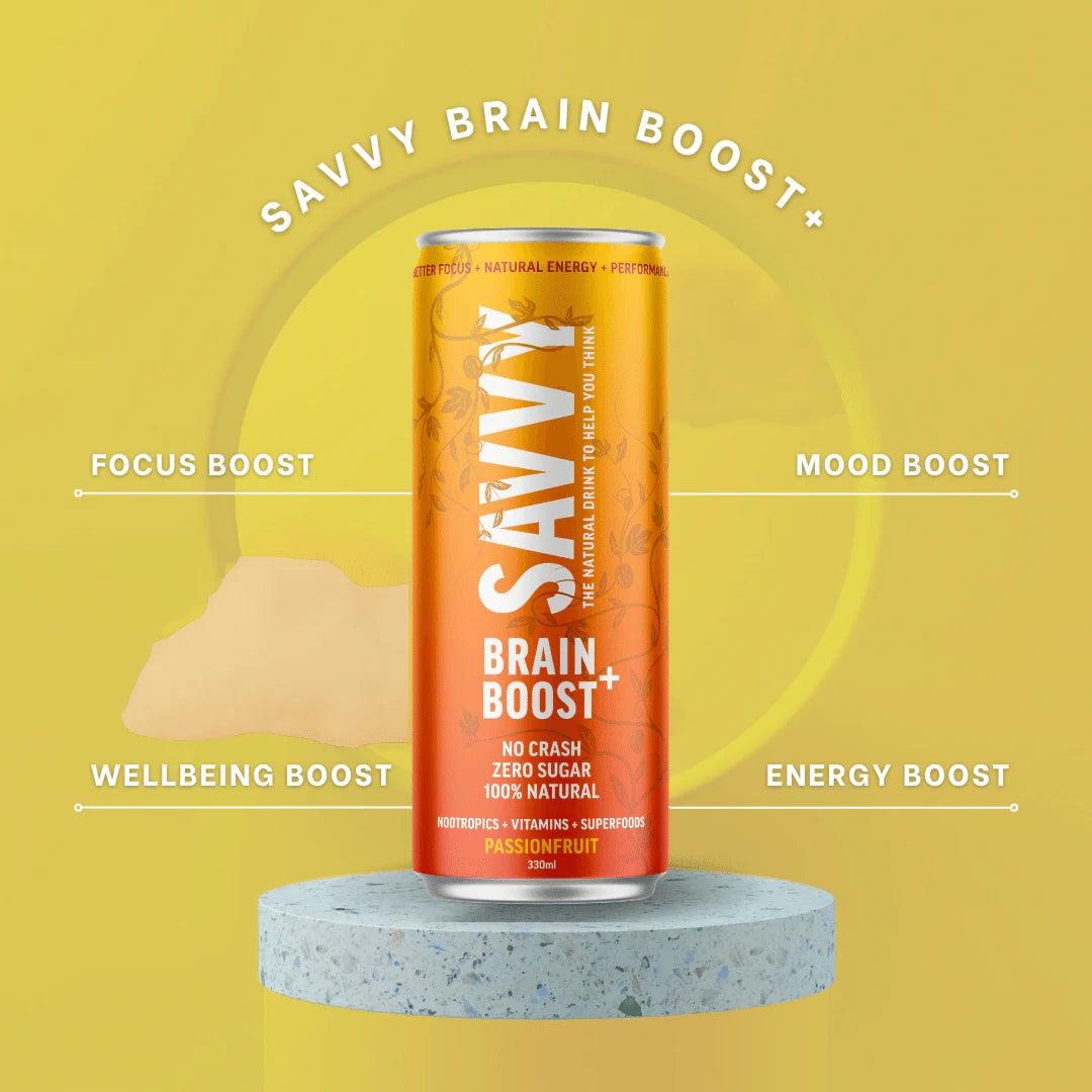 Savvy Brain Boost Drink Passionfruit 330ml