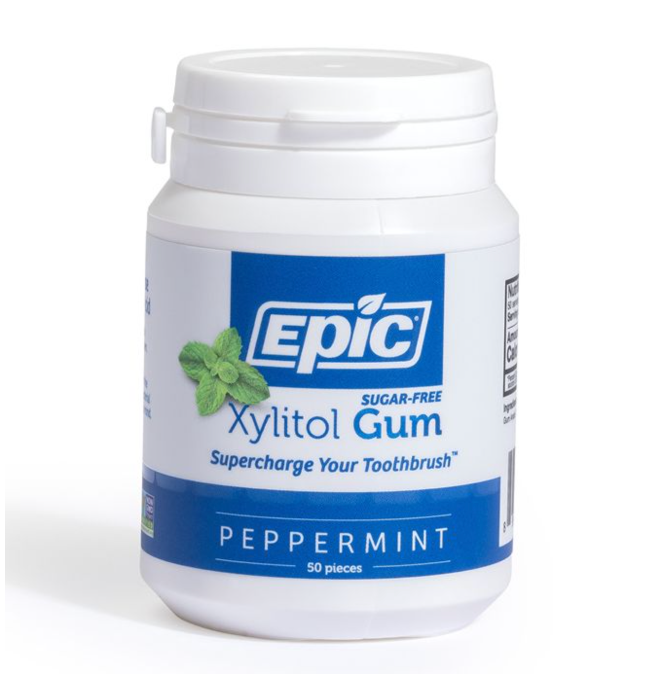 Epic Xylitol Gum Peppermint 50 pieces