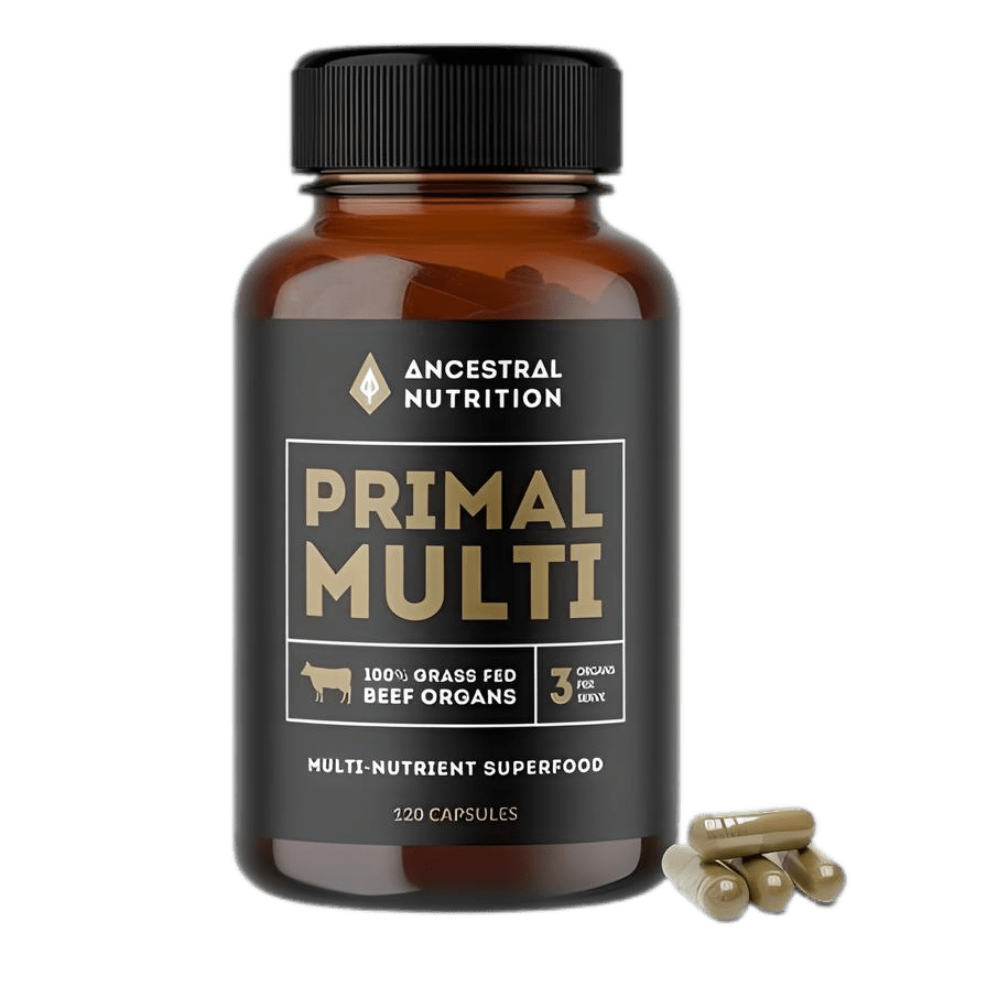 Ancestral Nutrition Primal Multi Beef Organs 120 Capsules - JING Organics