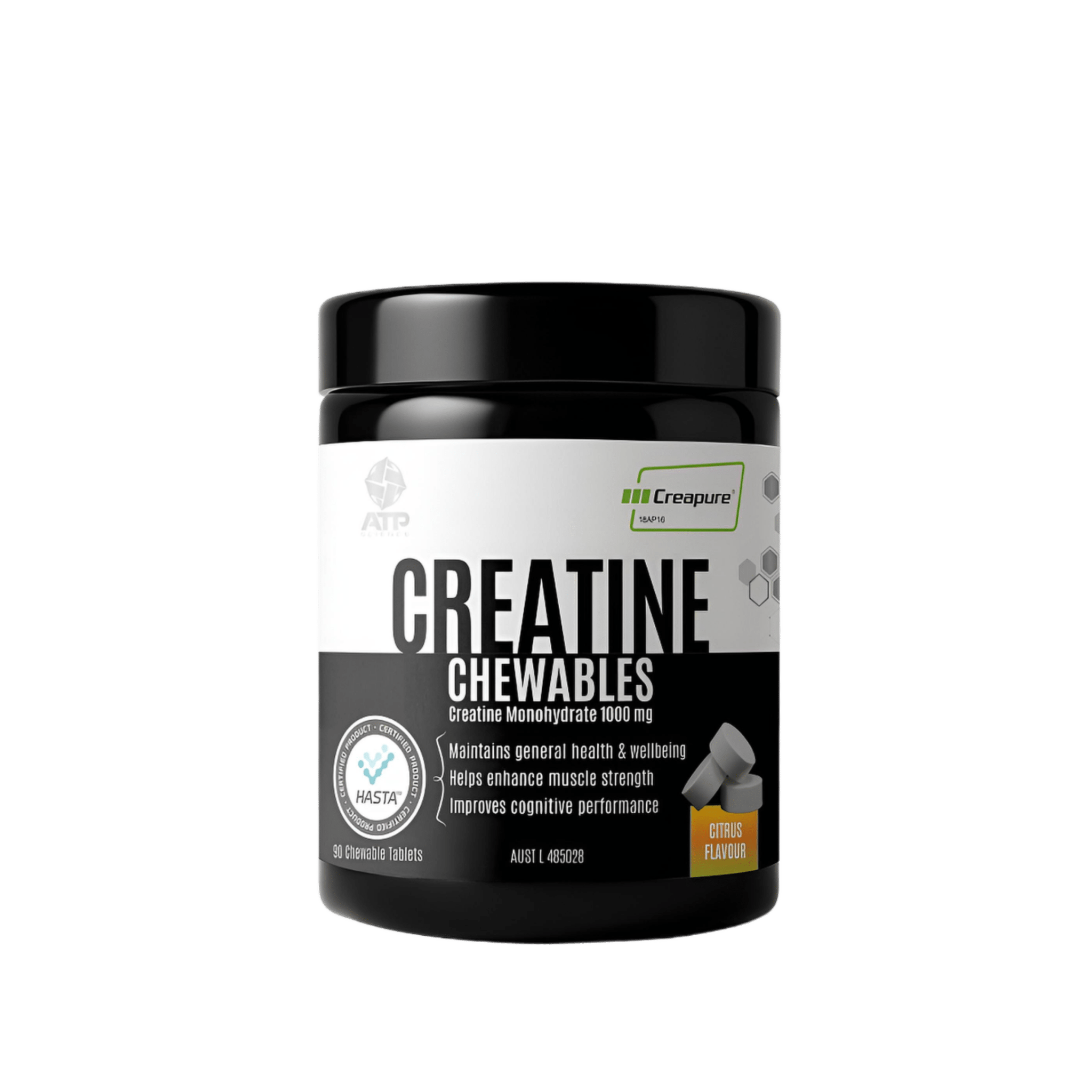 ATP Creatine Chewables Citrus 90 Tablets - JING Organics