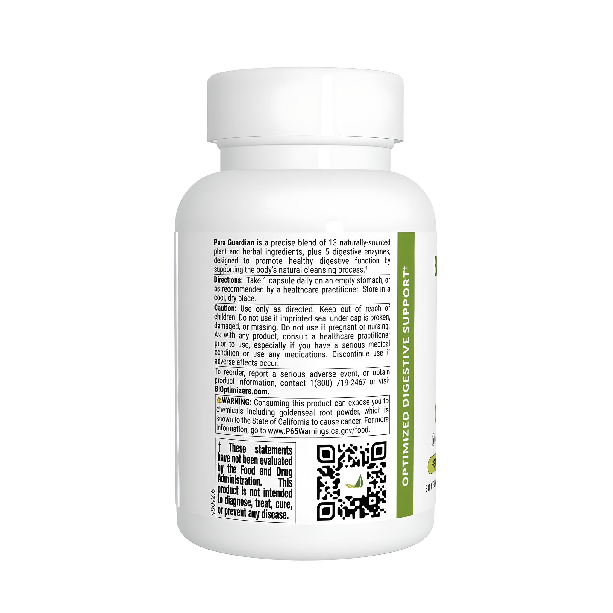 BIOptimizers Para Guardian 90 Capsules - JING Organics