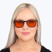 Block Blue Light Nightfall Taylor Glasses Black - JING Organics