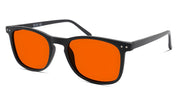 Block Blue Light Nightfall Taylor Glasses Black - JING Organics