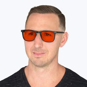 Block Blue Light Nightfall Taylor Glasses Black - JING Organics