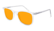 Block Blue Light SunDown Taylor Glasses Crystal - JING Organics