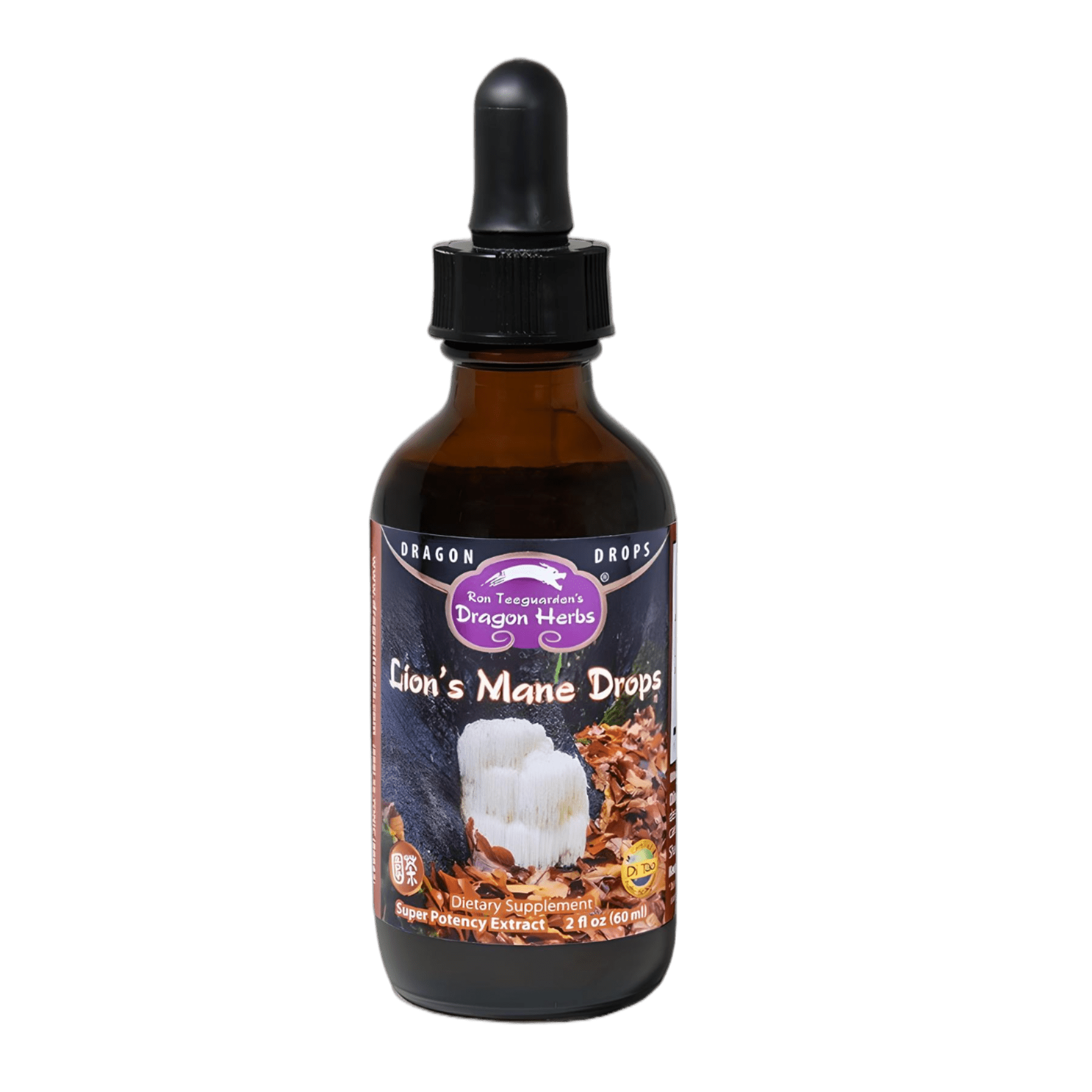 Dragon Herbs Lion's Mane Drops 60ml - JING Organics