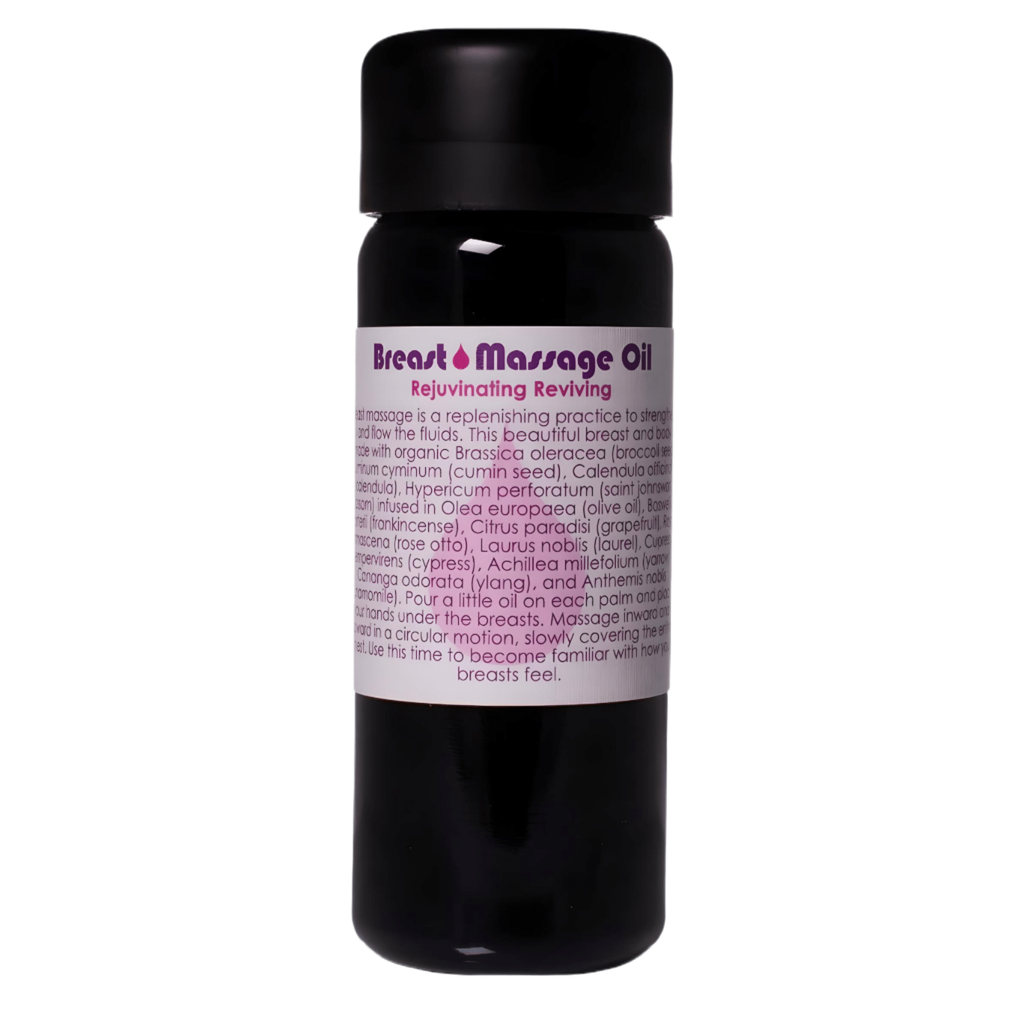 Living Libations Breast Massage Oil 100ml - JING Organics