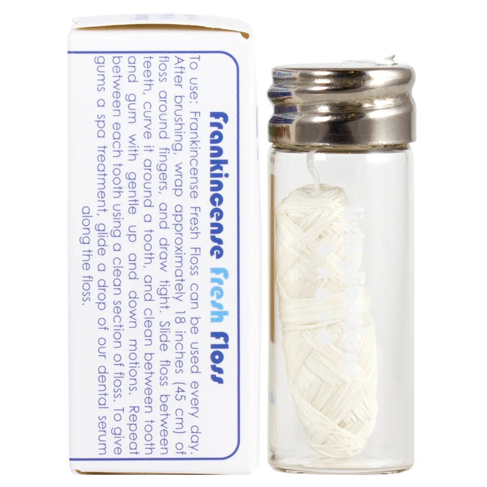 Living Libations Frankincense Fresh Floss 30m - JING Organics
