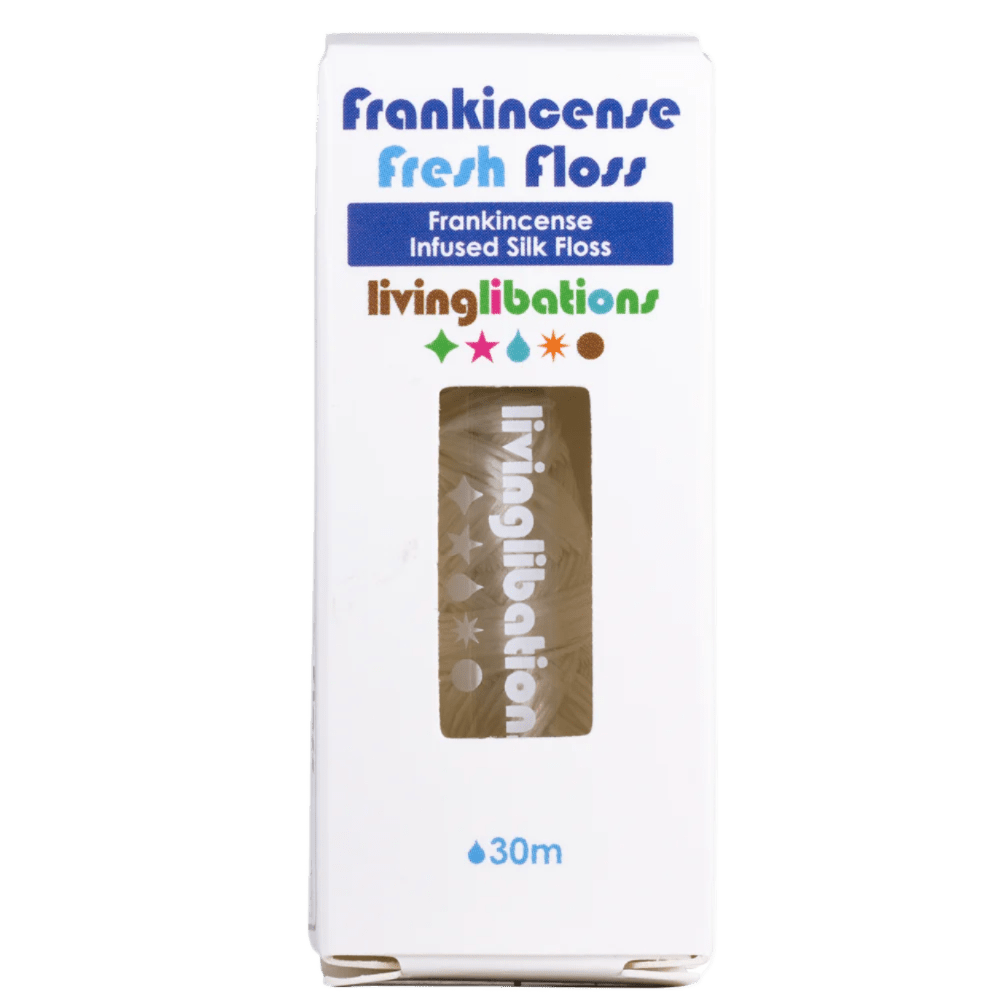 Living Libations Frankincense Fresh Floss 30m - JING Organics