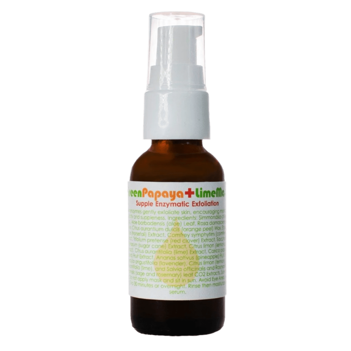 Living Libations Green Papaya & Lime Mask 30ml - JING Organics