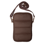 Living Libations Super Sling Puffer Traveller with EMF Shield in Coffee Bean - JING Organics