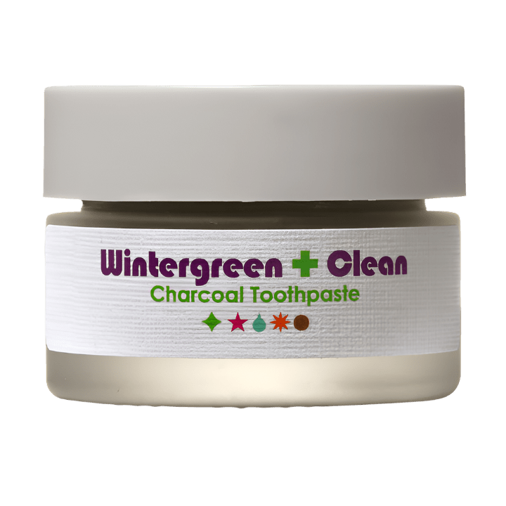 Living Libations Wintergreen Clean Charcoal Toothpaste 15ml - JING Organics