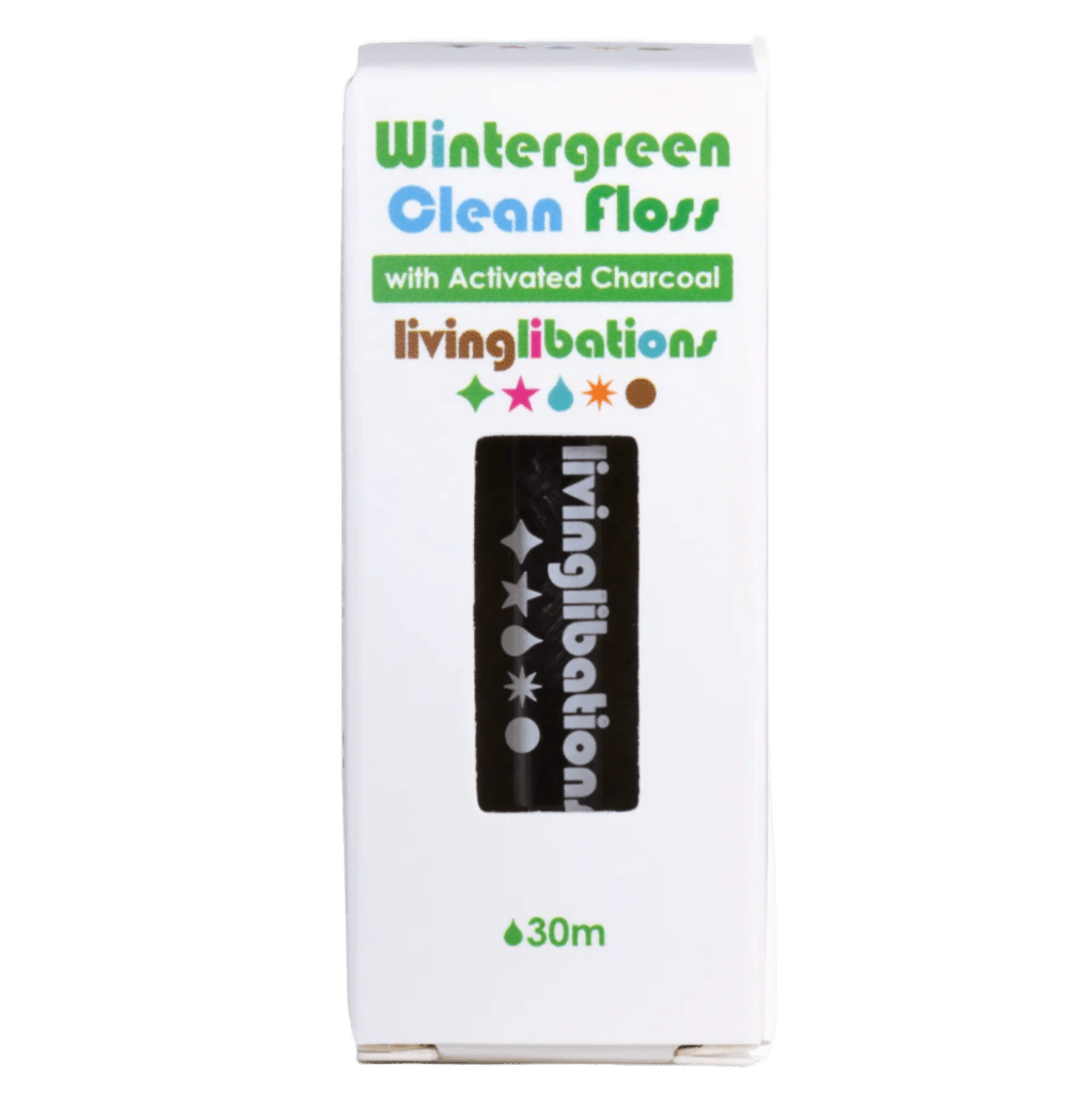 Living Libations Wintergreen Clean Floss 30m - JING Organics