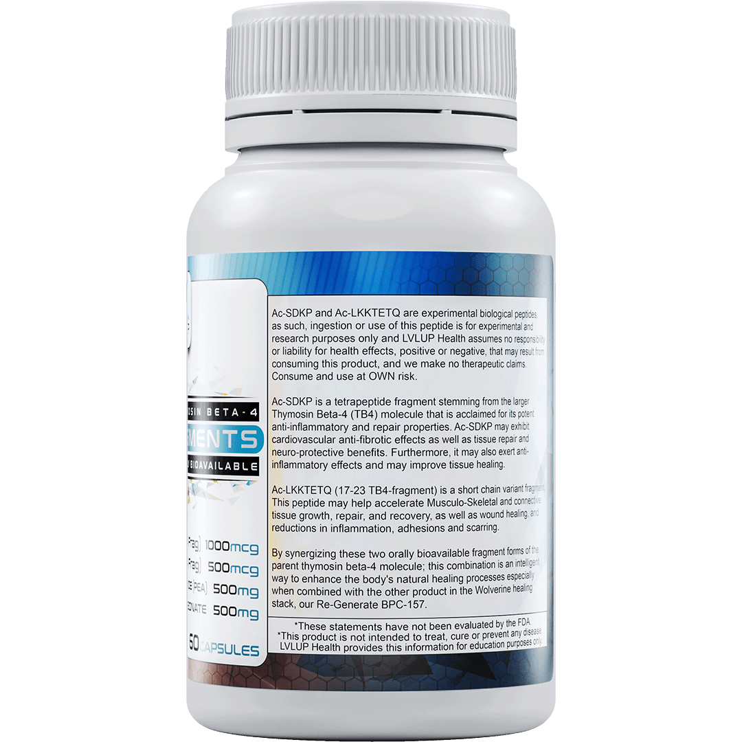 LVLUP Health AC Fragments 60 Capsules - JING Organics