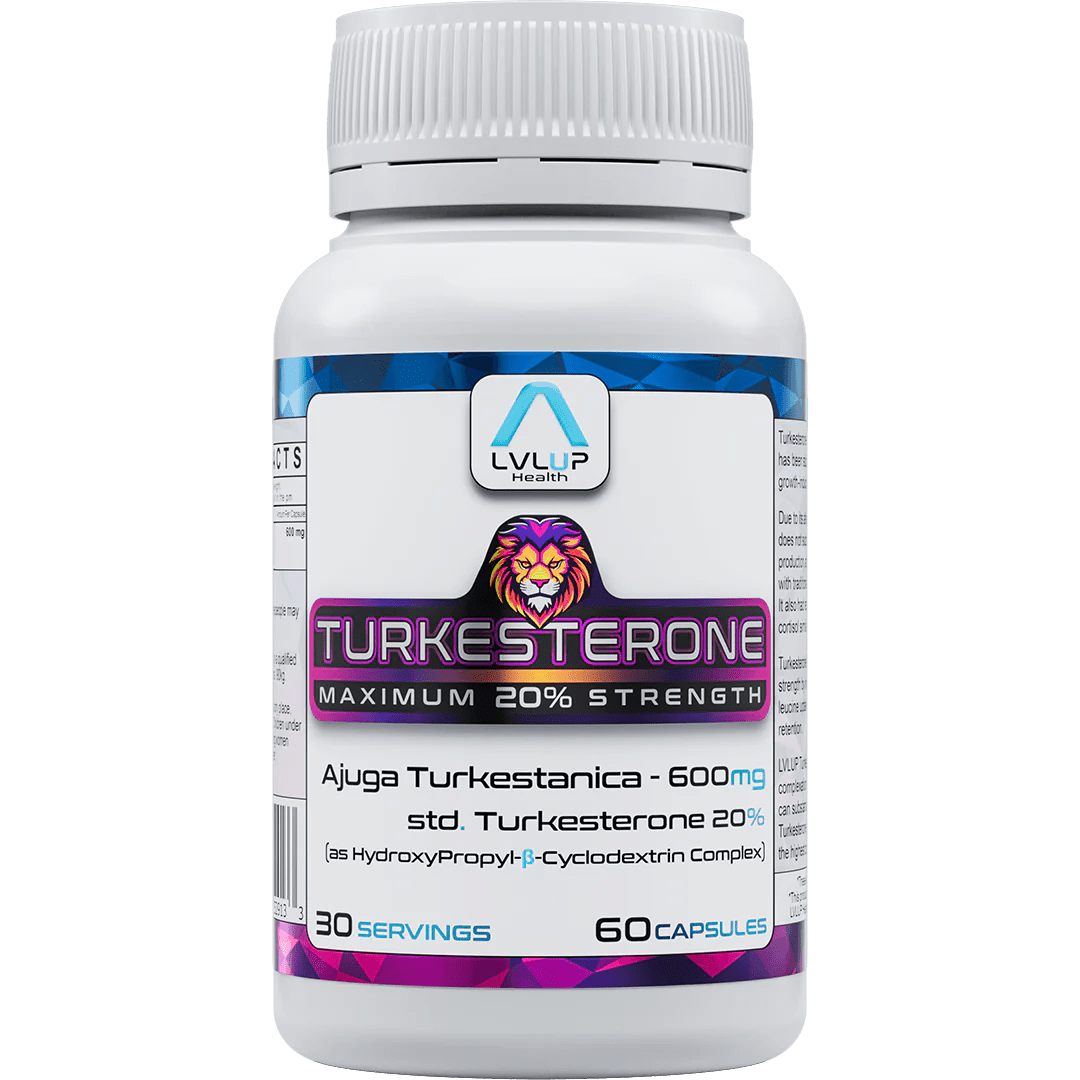 LVLUP Health Turkesterone 60 Capsules - JING Organics