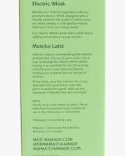 Matcha Made Electric Whisk - JING Organics