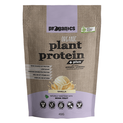Proganics Plant Protein Plus Vanilla 450g