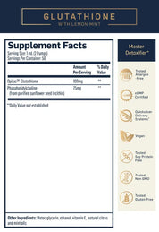 Quicksilver Scientific Liposomal Glutathione 50ml - JING Organics