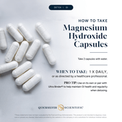 Quicksilver Scientific Magnesium Hydroxide 120 Capsules - JING Organics