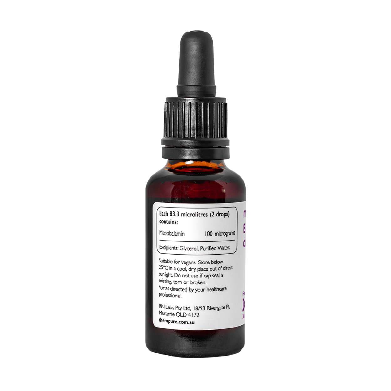 Therapure Methyl B12 100 Drops 30ml - JING Organics