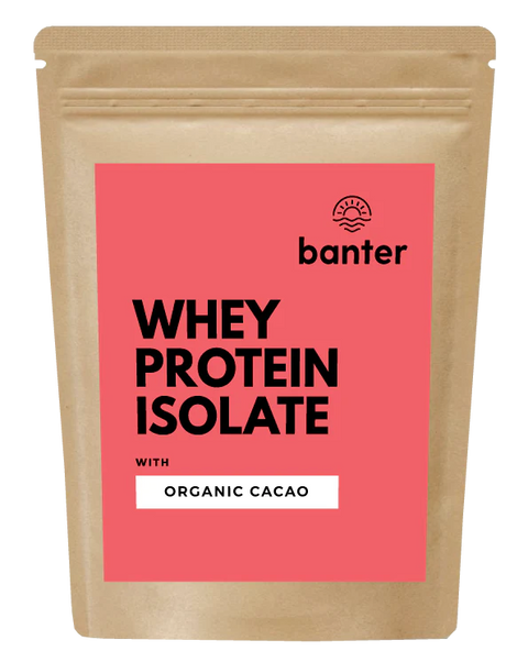 Banter Organic Cacao Whey Protein Isolate 500g