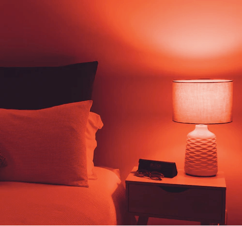 Block Blue Light Twilight Red Light Bulb Bayonet - JING Organics