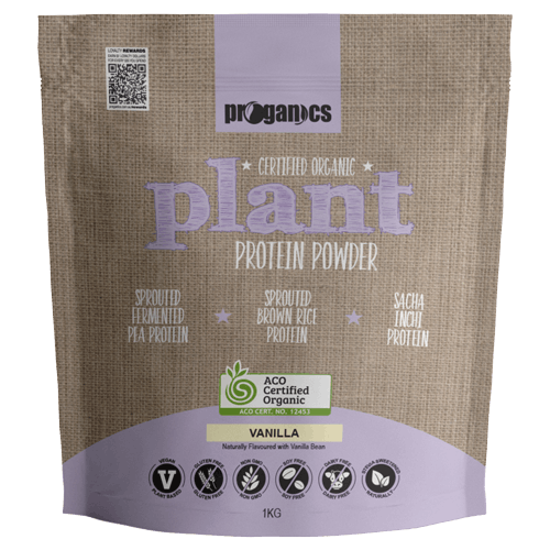 Proganics Plant Protein Powder Vanilla 1kg