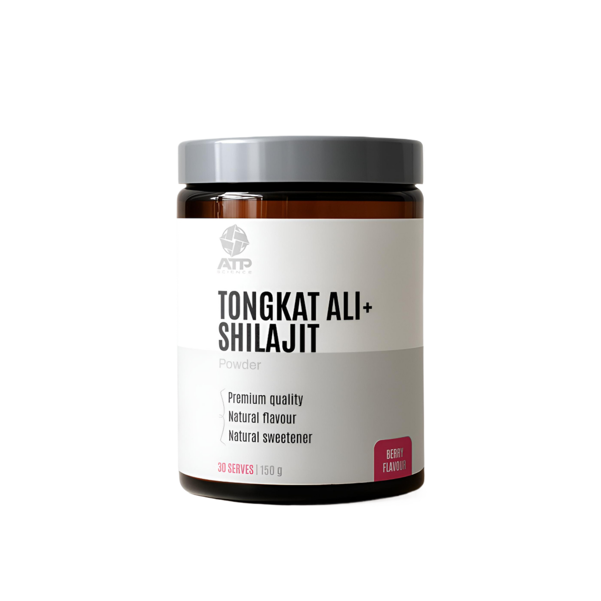 ATP Tongkat Ali + Shilajit Powder Berry 150g