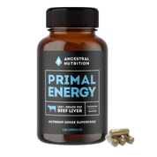 Ancestral Nutrition Primal Energy Beef Liver 120 Capsules