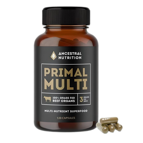 Ancestral Nutrition Primal Multi Beef Organs 120 Capsules