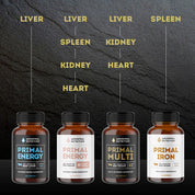 Ancestral Nutrition Primal Energy Beef Liver 120 Capsules