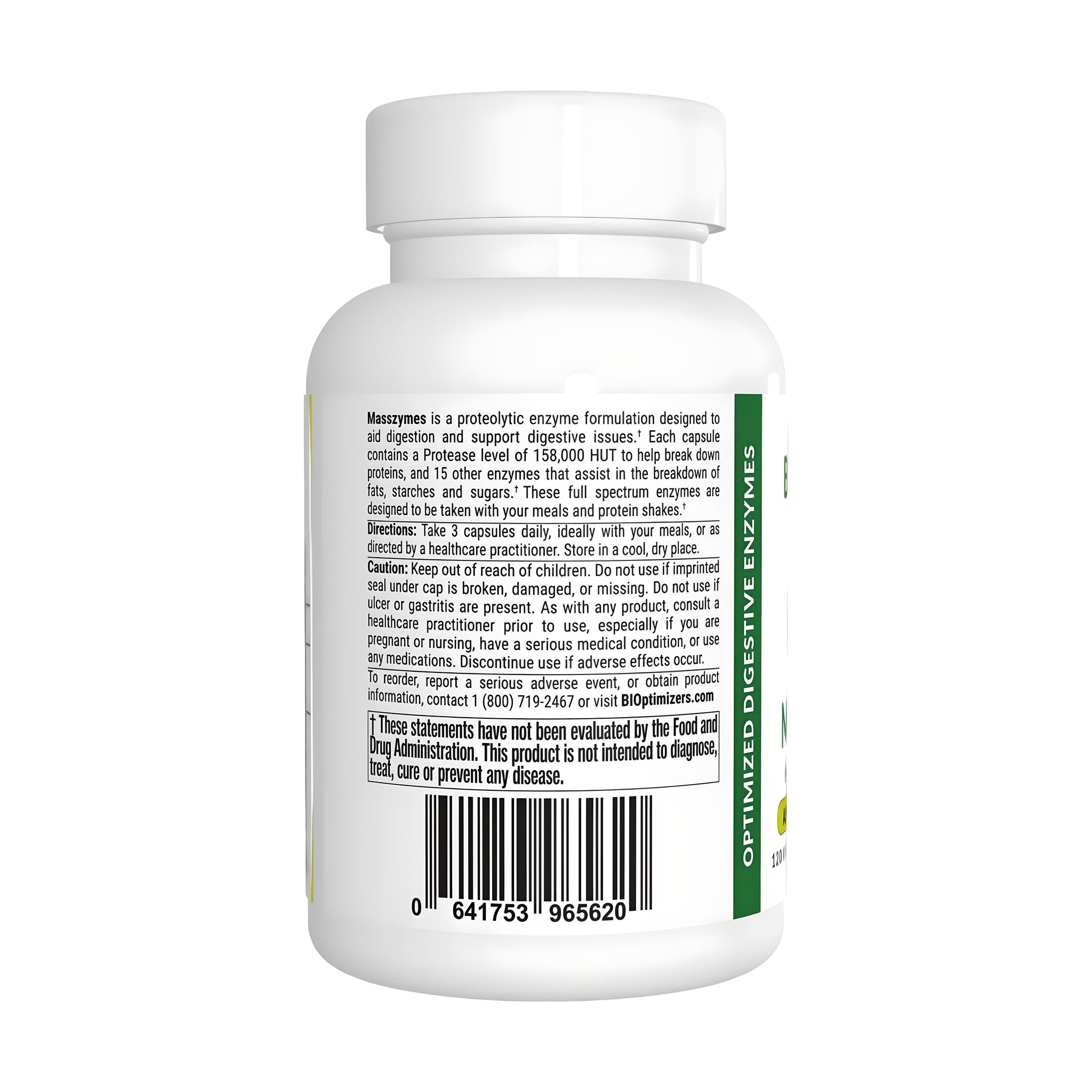 BIOptimizers MassZymes 250 Capsules