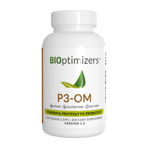 BIOptimizers P3-OM Probiótico 120 Cápsulas