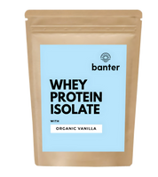 Banter Organic Vanilla Whey Protein Isolate 1kg
