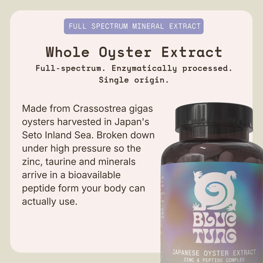 Blue Tung Japanese Oyster Extracts 90 Capsules