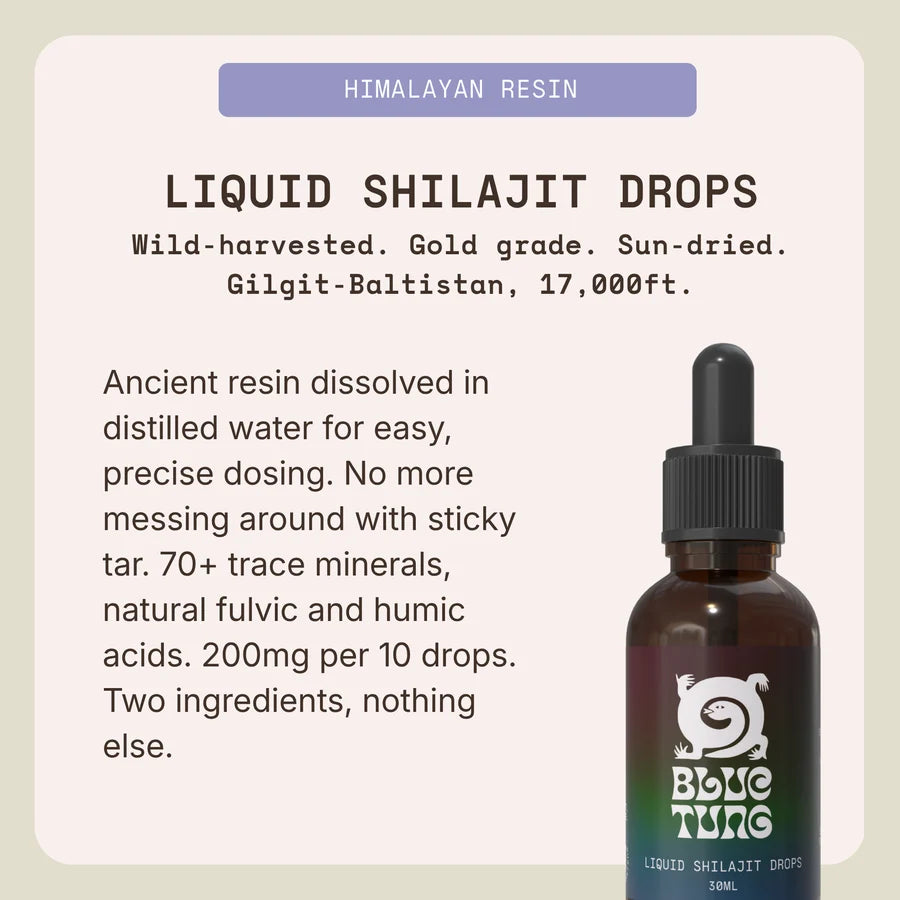 Blue Tung Liquid Himalayan Shilajit 30mL