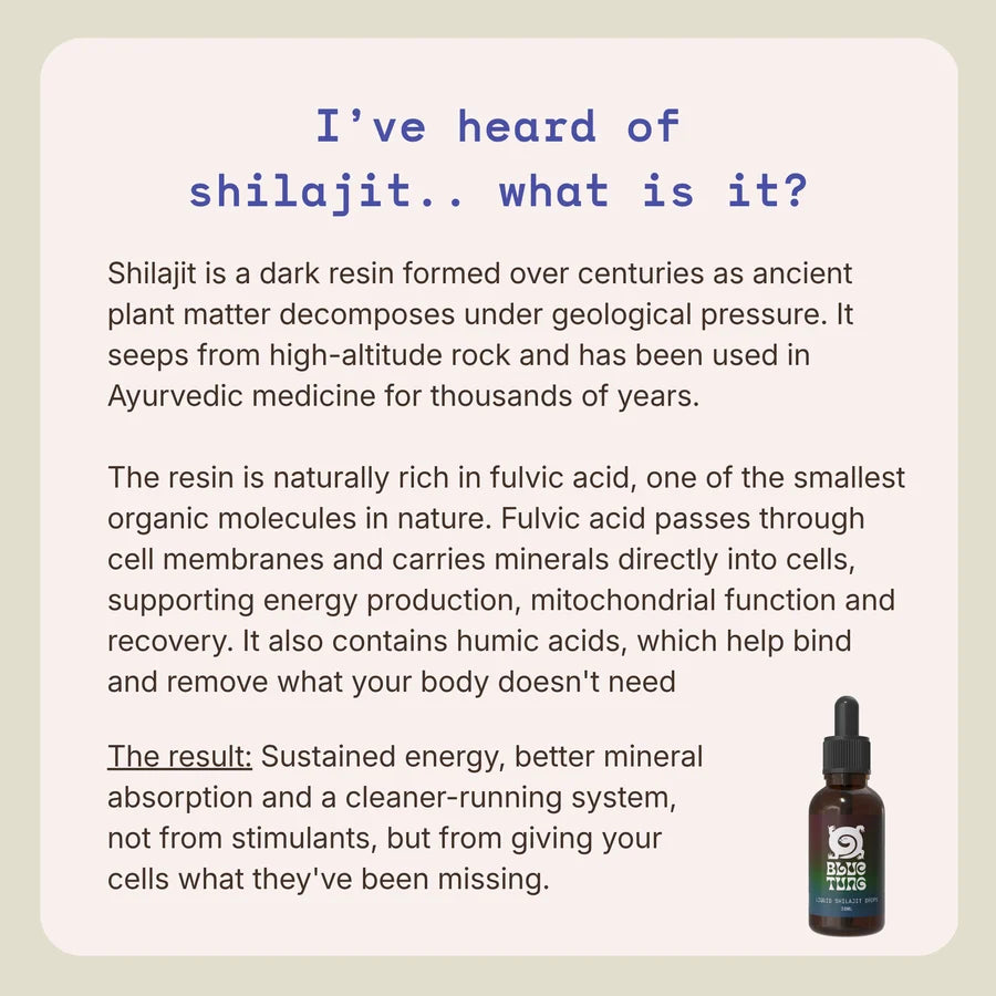 Blue Tung Liquid Himalayan Shilajit 30mL