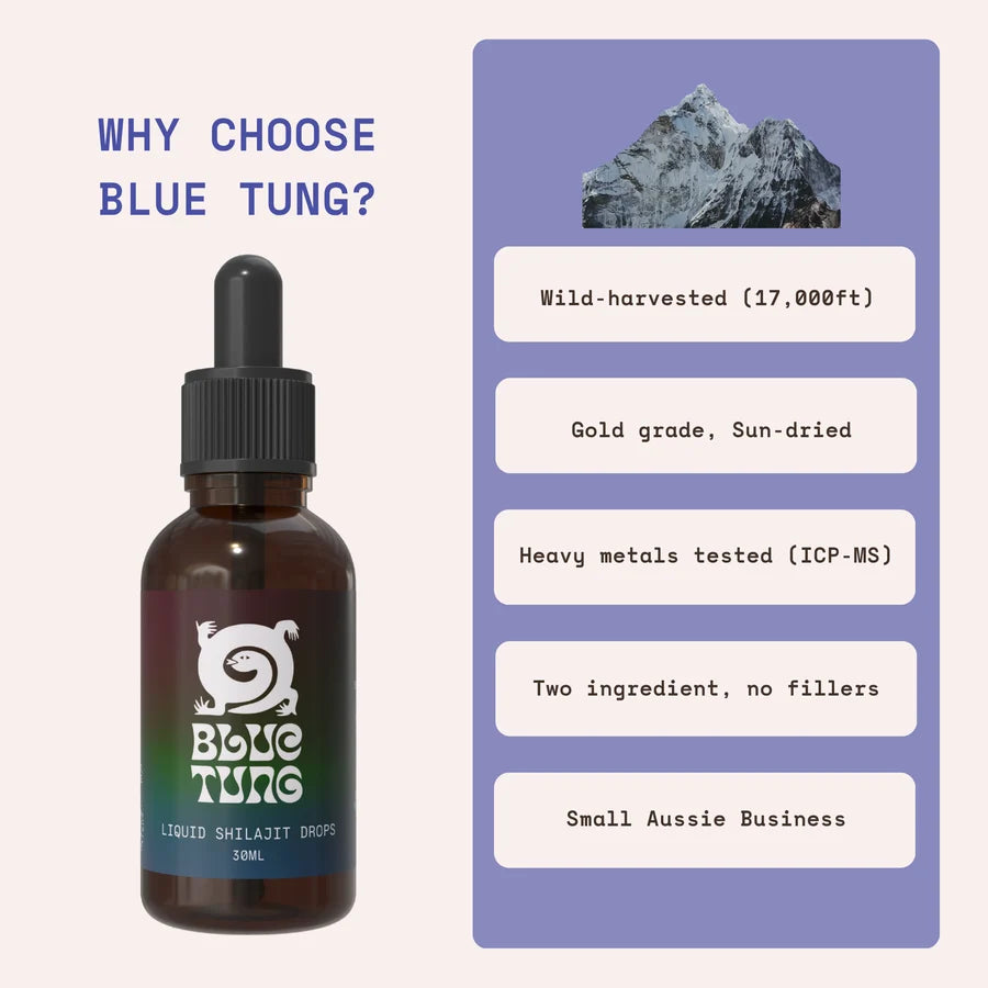 Blue Tung Liquid Himalayan Shilajit 30mL