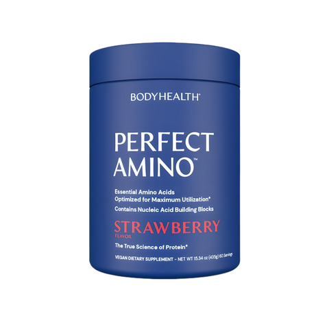 Body Health Perfect Amino Powder Strawberry 60 Servings