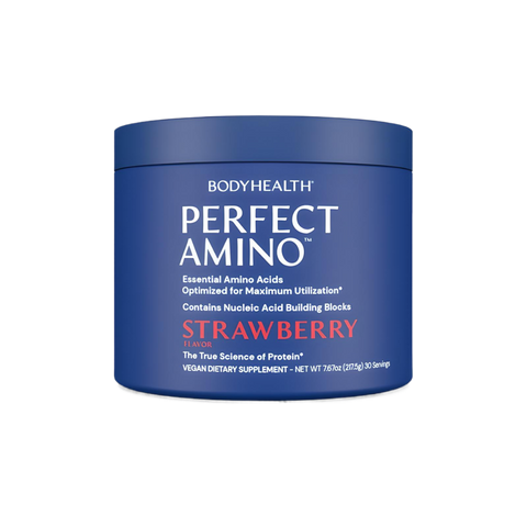 Body Health Perfect Amino Powder Strawberry 30 Servings