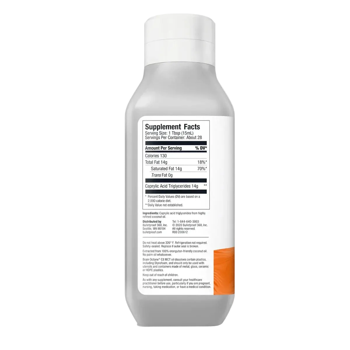 Bulletproof Brain Octane MCT Oil 414ml
