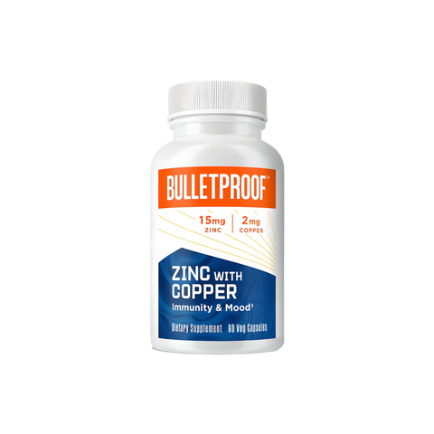 Bulletproof Zinc with Copper 60 Capsules