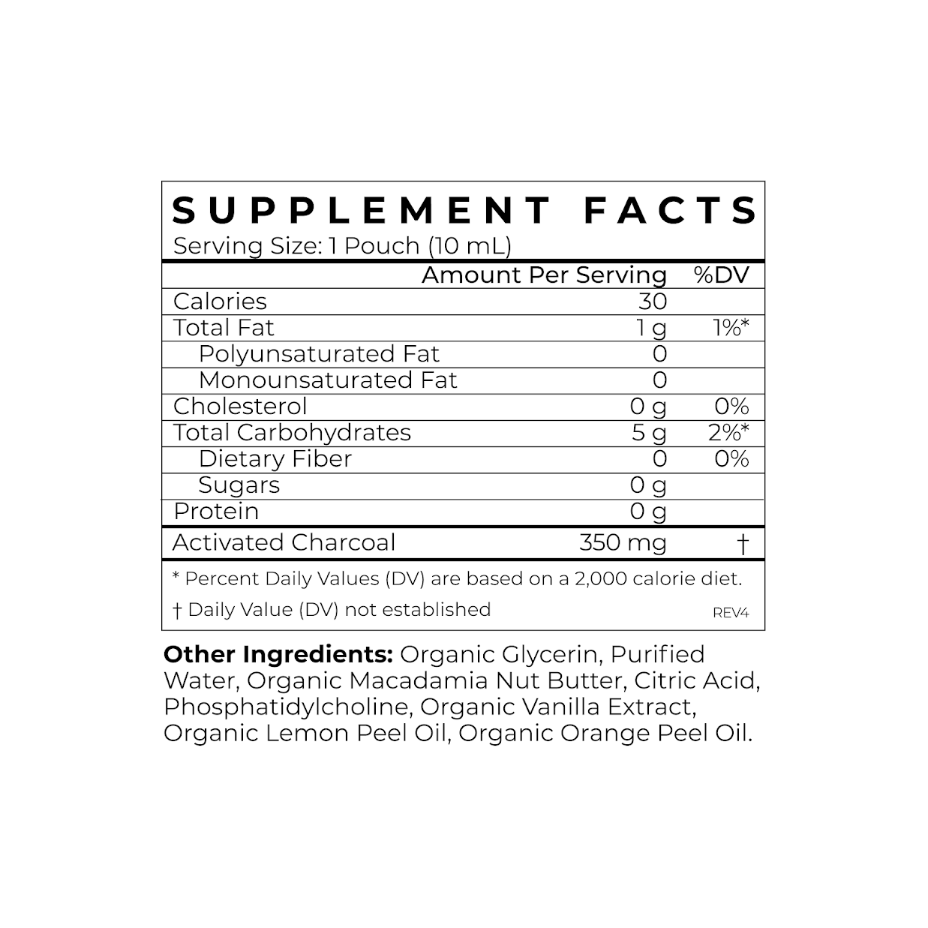 Cymbiotika Activated Charcoal Daily Detox 26 Servings