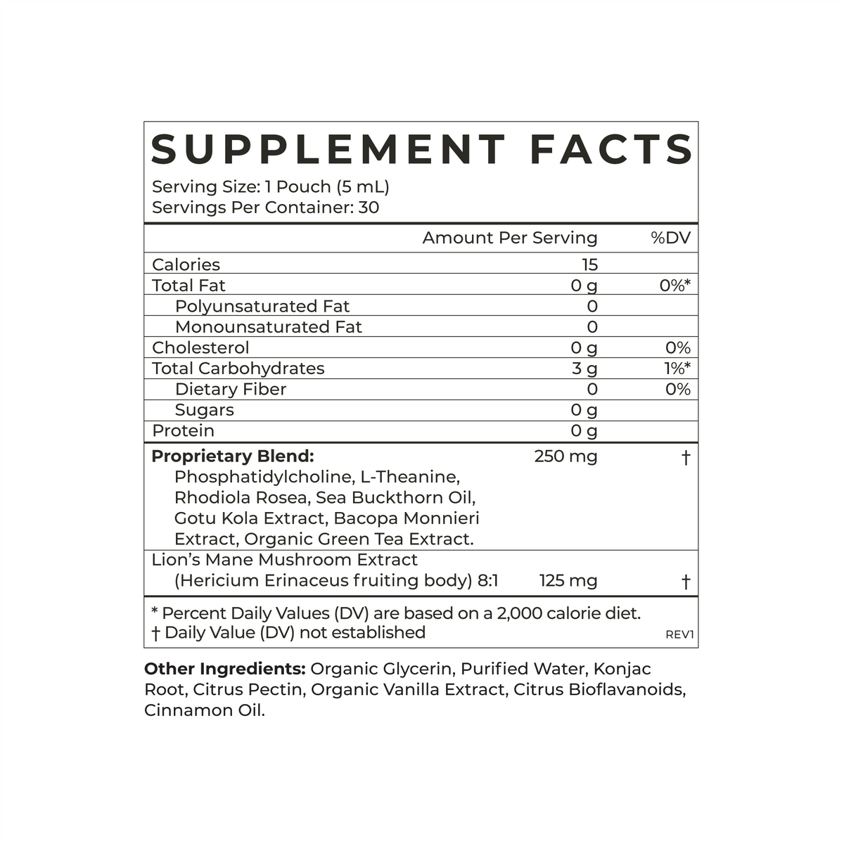Cymbiotika Golden Mind 30 Servings