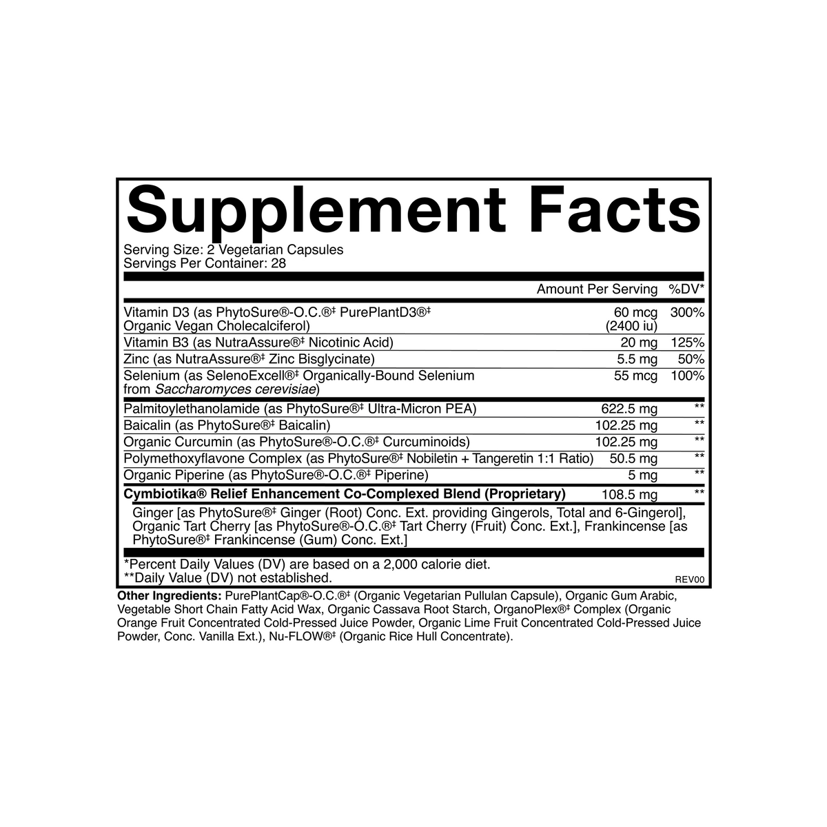 Cymbiotika Inflammatory Health 56 Capsules