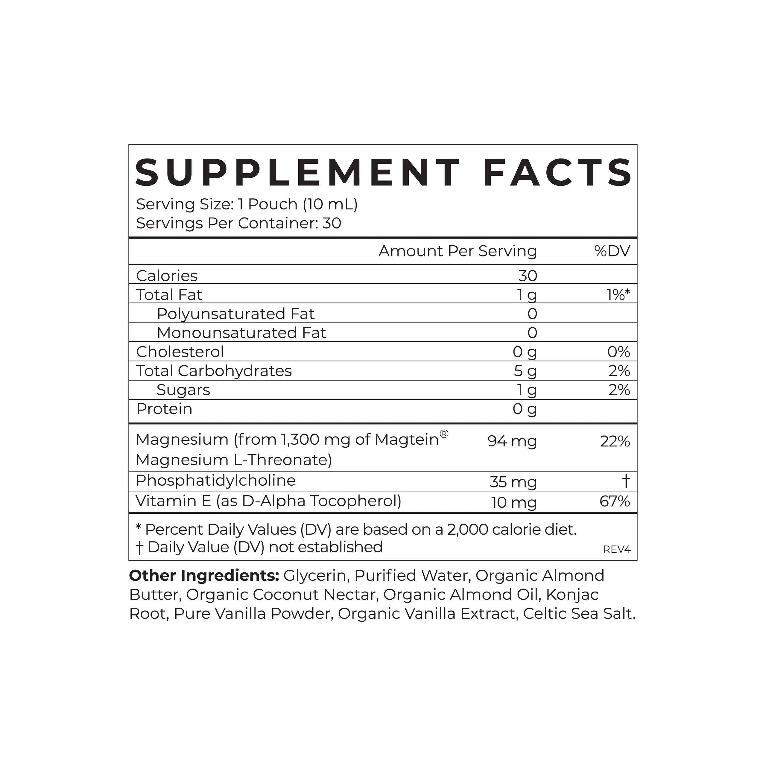 Cymbiotika Liposomal Magnesium L-Threonate 30 Servings
