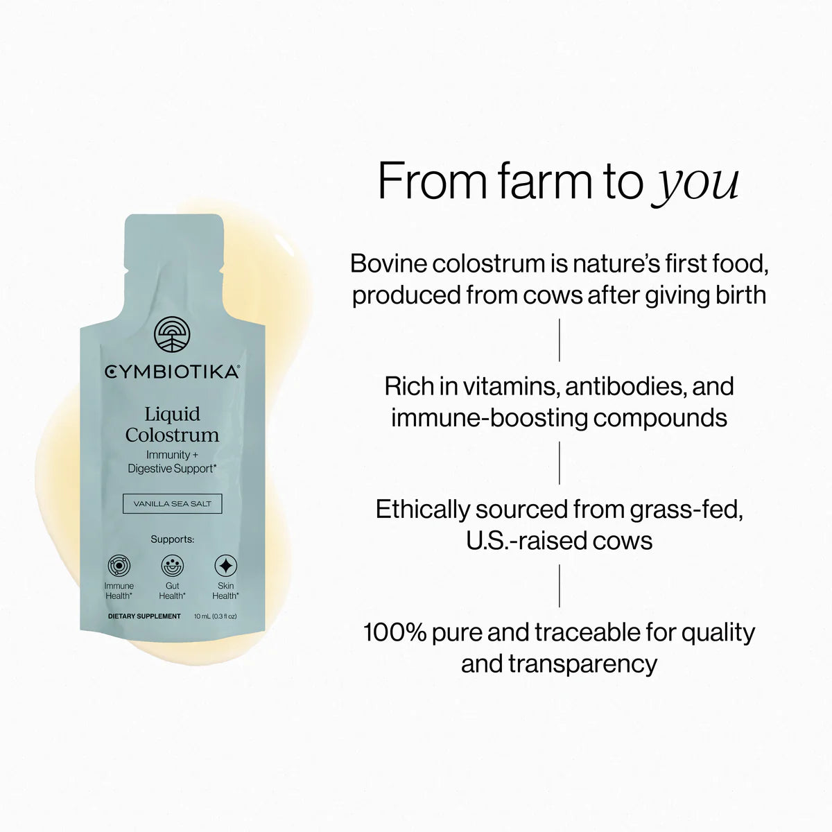 Cymbiotika Liquid Colostrum 26 Servings