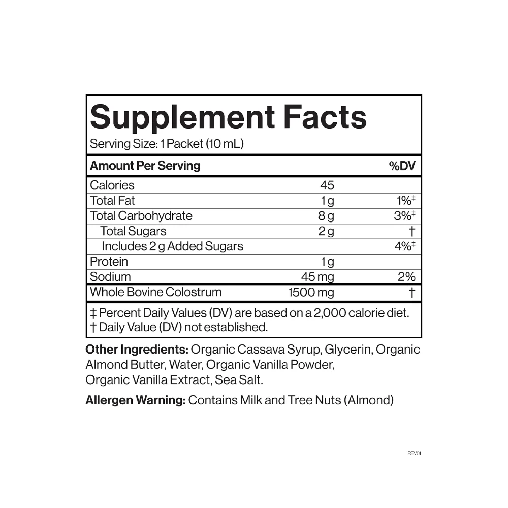 Cymbiotika Liquid Colostrum 26 Servings