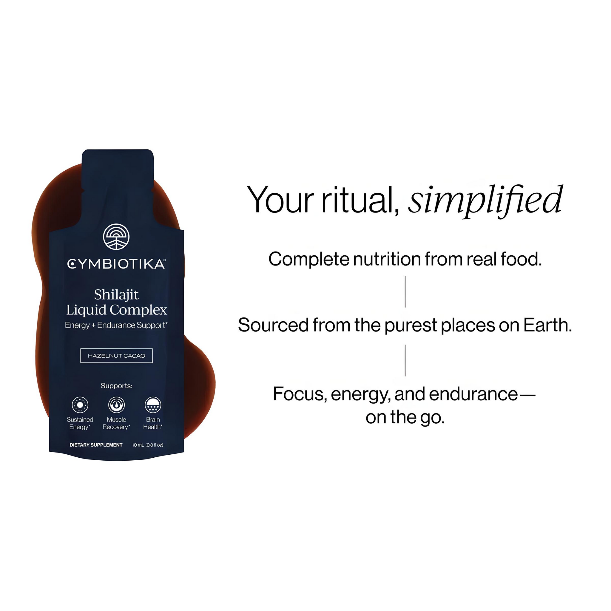 Cymbiotika Shilajit Liquid Complex 26 Sachets
