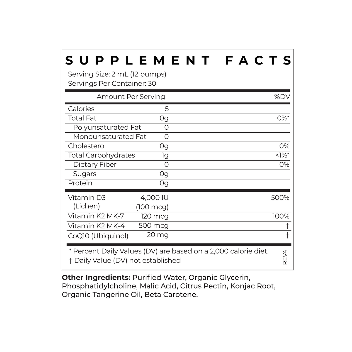 Cymbiotika Vitamin D3 + K2 + CoQ10 60ml